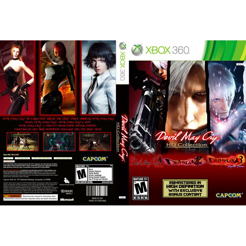 Devil may cry hd collection xbox clearance 360