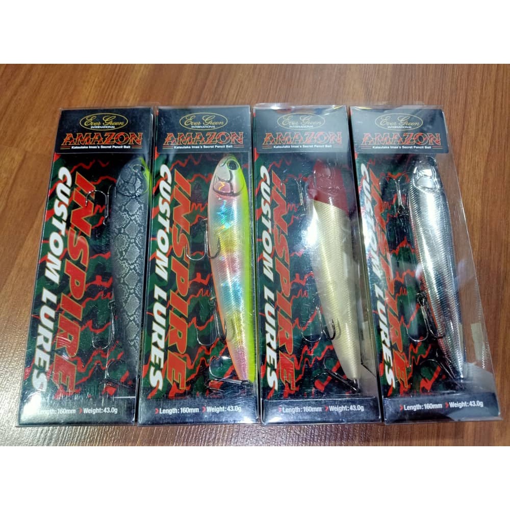 EVERGREEN AMAZON INSPIRE CUSTOM LURES | Shopee Malaysia