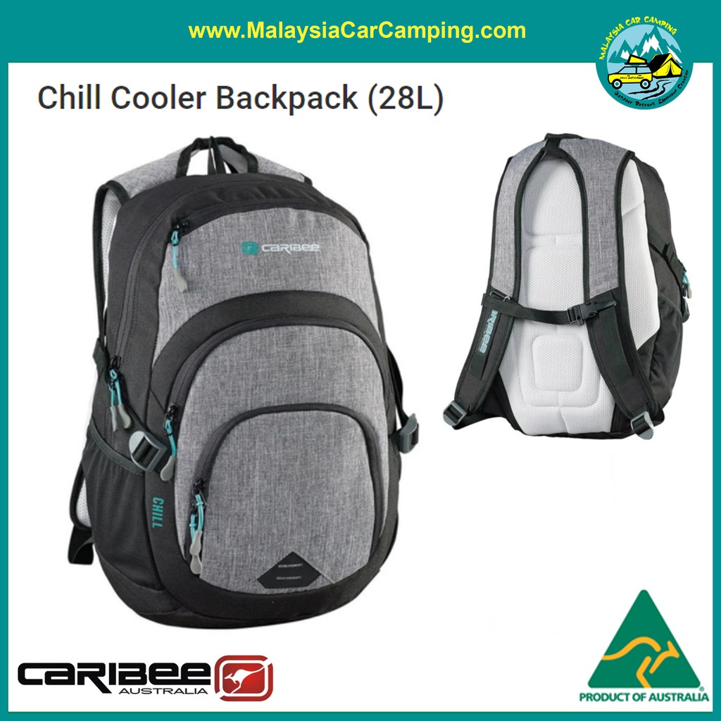 Caribee Chill Cooler Backpack 28L Shopee Malaysia