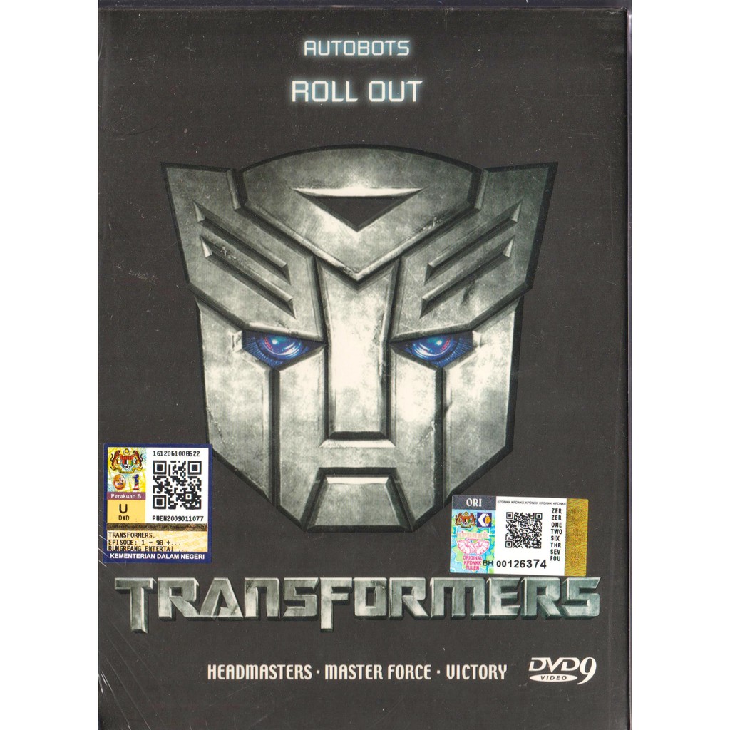 Anime DVD Transformers Headmasters Master Force Victory Vol.1109 End