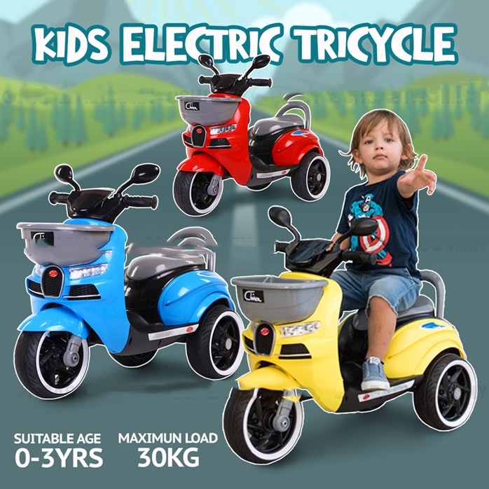 MALAYSIA 25 TAHUN MAX 30KG MOTOR ELEKTRIK BOLEH NAIK 3 TAYAR KIDS