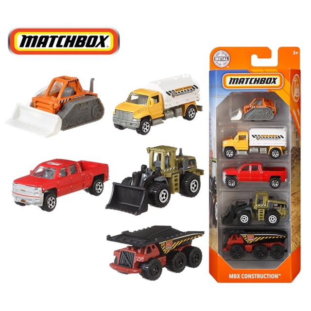 ORIGINAL} MATCBOX MBX CONTRUCTION SERIES 5 PACK (GFN26) | Shopee