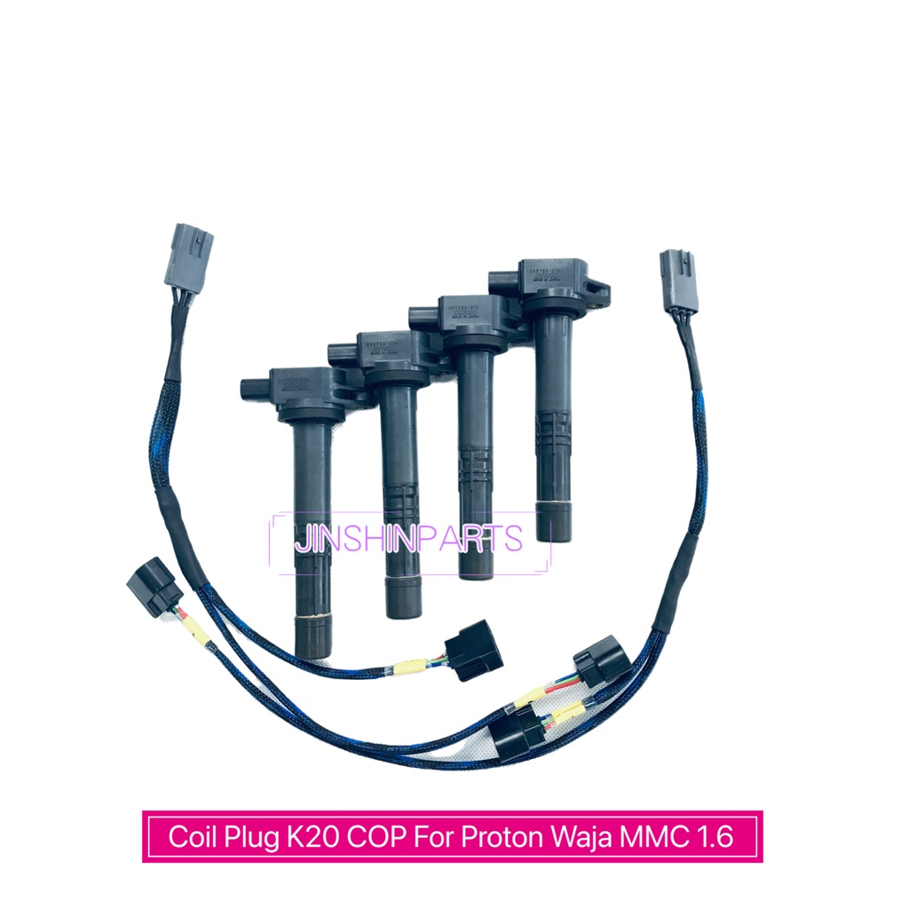 Proton Waja Coil Plug K20 K20A Set Combo Harness PNP K20 COP Waja MMC Shopee Malaysia
