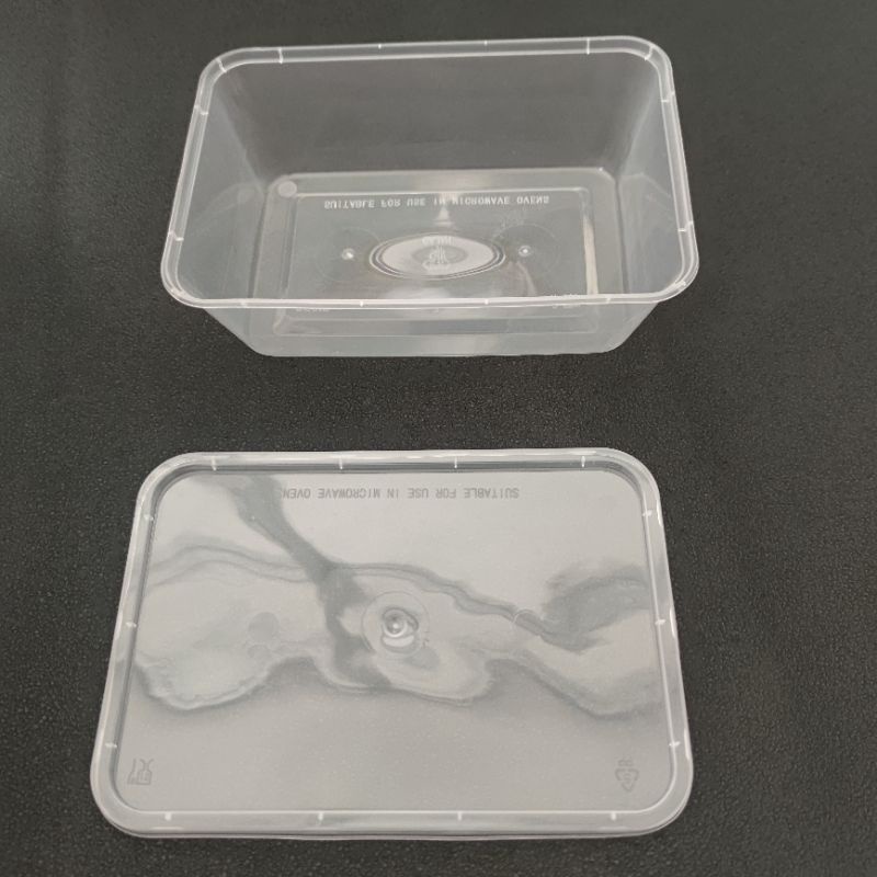Thin wall food container 750ml FOODSAFE Square 25ml Shopee Malaysia