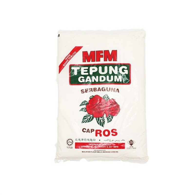 Mfm Tepung Gandum Serbaguna Cap Ros 850g Shopee Malaysia