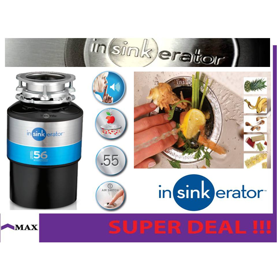 InSinkErator ISE56 Food Waste Disposer ISE 56 0.55HP Sink Waste
