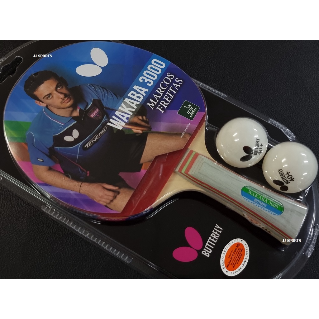 Butterfly Wakaba 3000 FL Shakehand Table Tennis Racket Ping Pong Bat