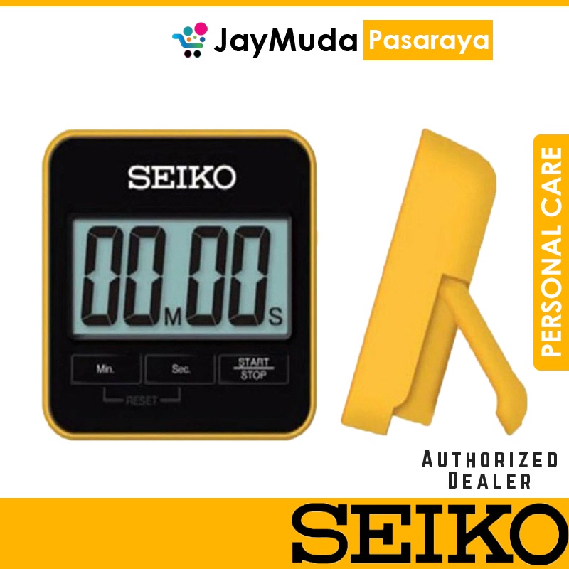 SEIKO Timer QHY001Y Hight Quality 1pc Digital Countdown Timer Stopwatch With Stand 3 months Warranty Fast Delivery