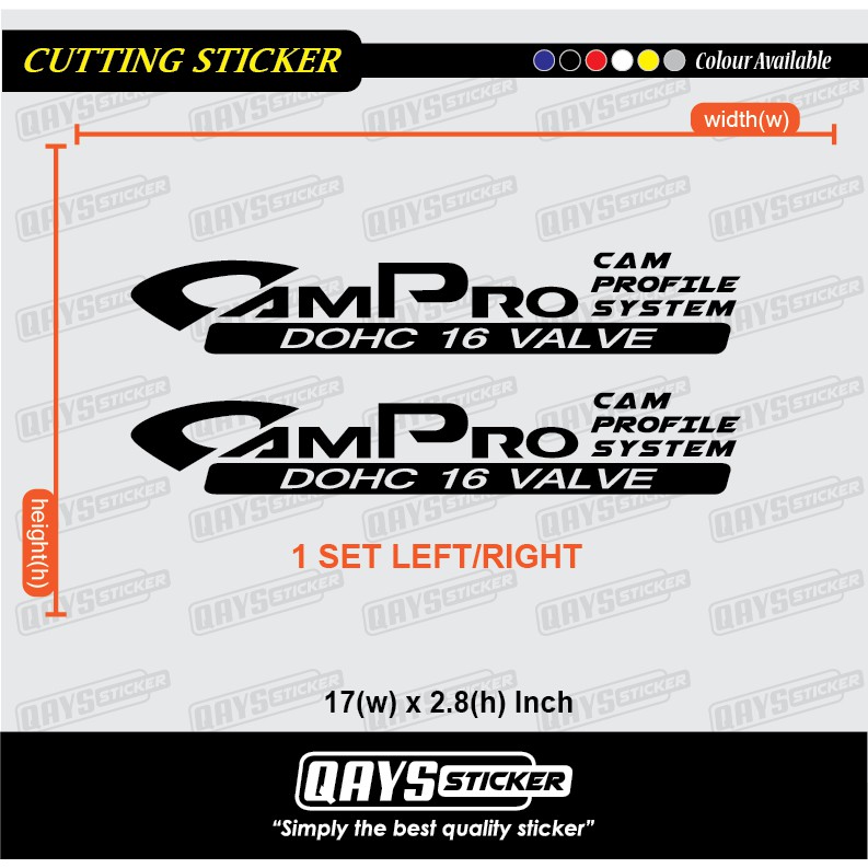 Custom sticker CAMPRO side door #proton #saga #persona #satria | Shopee ...