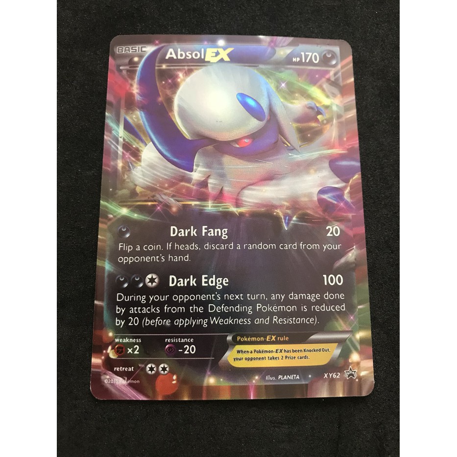 Pokemon TCG Sun&Moon Absol EX Card (price/card) | Shopee Malaysia