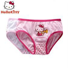 5 Pcs Kids & Adult unisex ORGANIC Hello Kitty panties - 5 designs