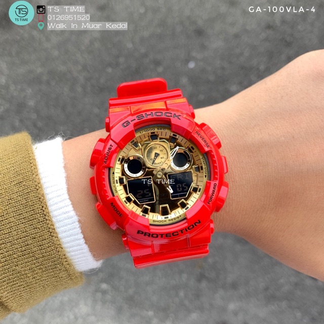 G shock 2025 red gold