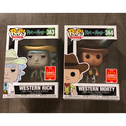 Funko Pop Rick and Morty Western Rick 2018 Summer Convention Exclusive