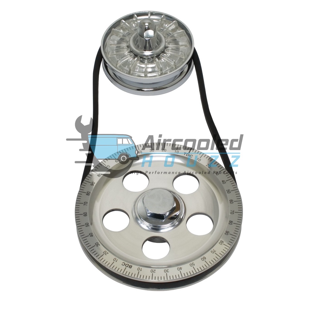 EMPI Standard Size Black Pulley Kit with Clear Cover Volkswagen Beetle