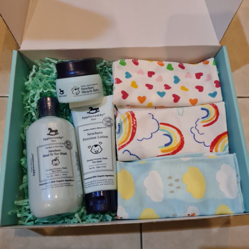 Applecrumby premium baby gift Set , newborn gift box miracle balm head