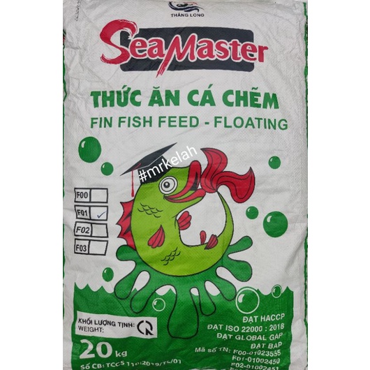Seamaster F01 High Protein Fish Pellets Pallet Anak Kelah/Tengas ...