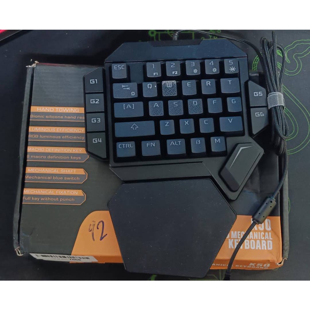ONE HAND MECHANICAL KEYBOARD Shopee Malaysia