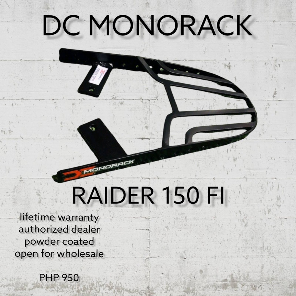 Dc Monorack Bracket Heavy Duty For Suzuki Raider Fi Oto Klasiko Lifetime Warranty Shopee