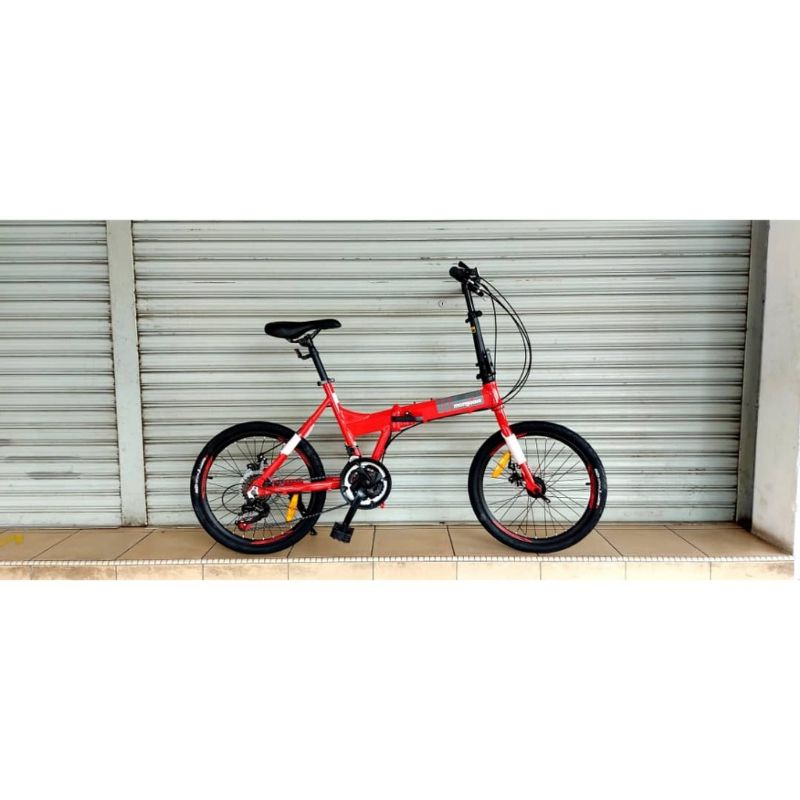 Mongoose folding bike 21 speed hotsell