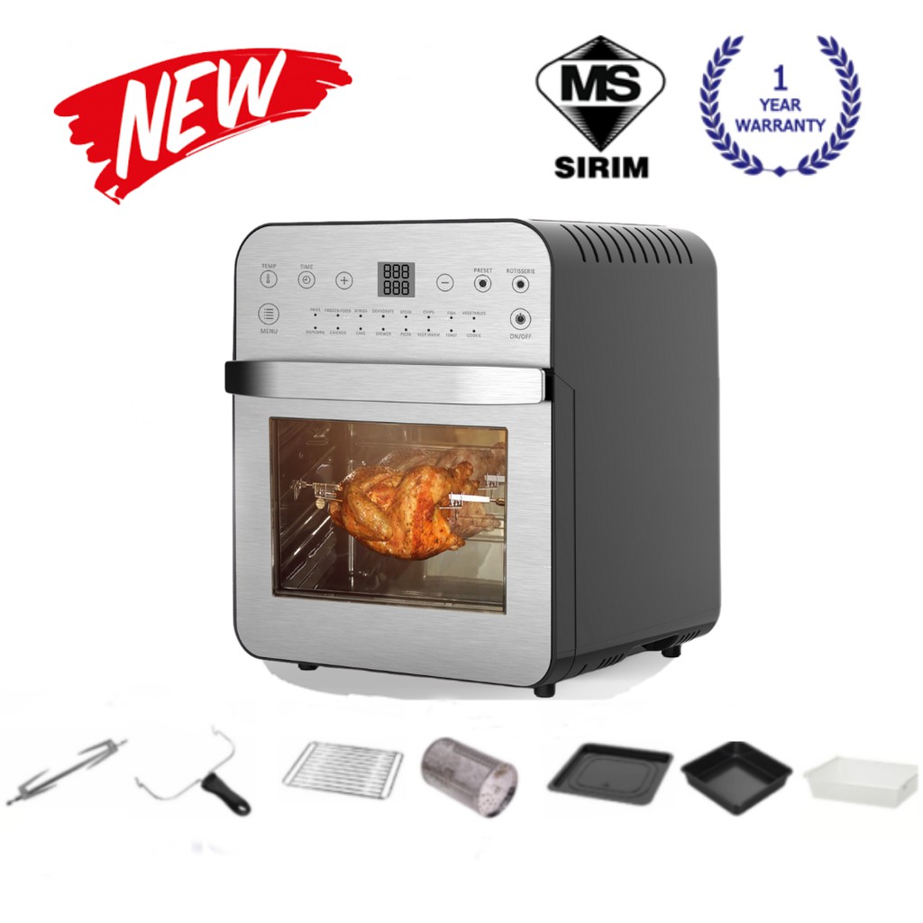 [READY STOCK] Zenne 16 Auto Function 12L Air Fryer Oven KAVAD1202S (NEW MODEL 2020) Shopee