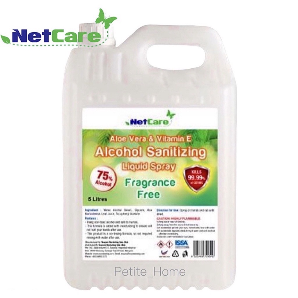 {Self Collect} Netcare 75% Alcohol Hand Sanitizer (5L | 5000ml ...