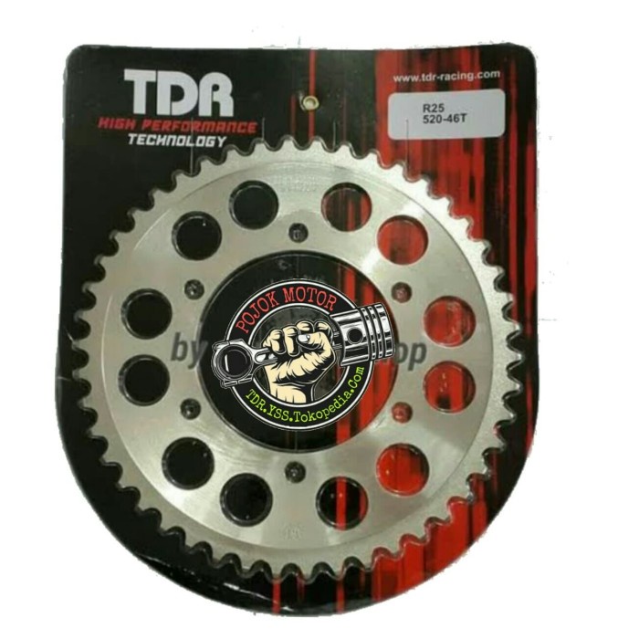 Tdr R25/MT25/Ninja 250 Silver 520 41-47T Rear Gear / R25 TDR Gear ...