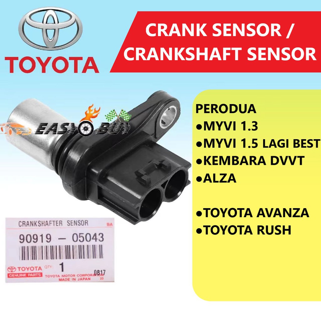 ORIGINAL TOYOTA CRANKSHAFT CRANK SENSOR PERODUA ALZA MYVI 1.3 1.5