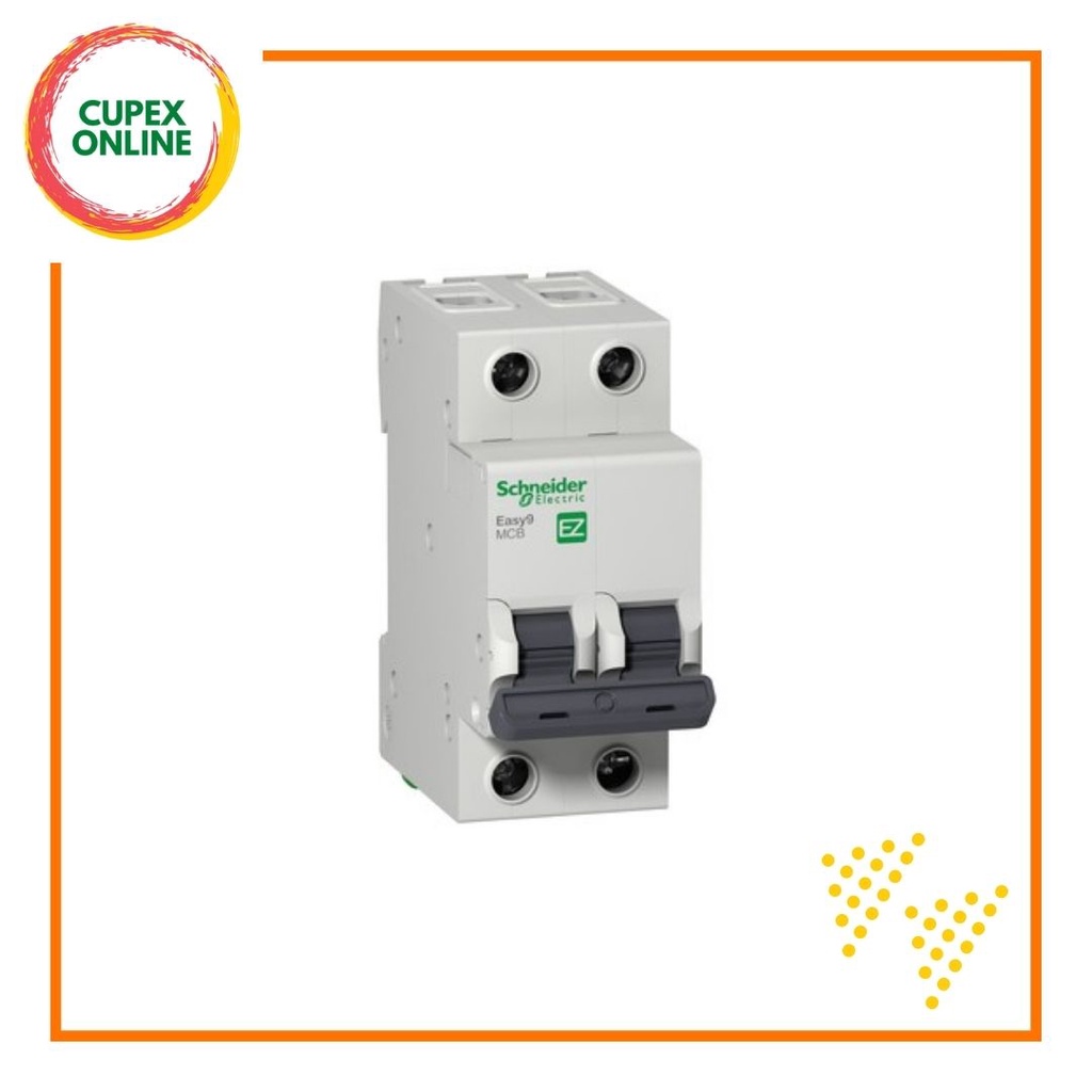 Ez F Schneider Electric Easy Mcb P A C Curve Ka Cupex Shopee Malaysia