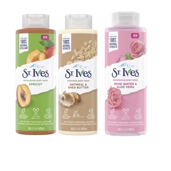 ST IVES BODY WASH 473ML EXP08/2024 Shopee Malaysia