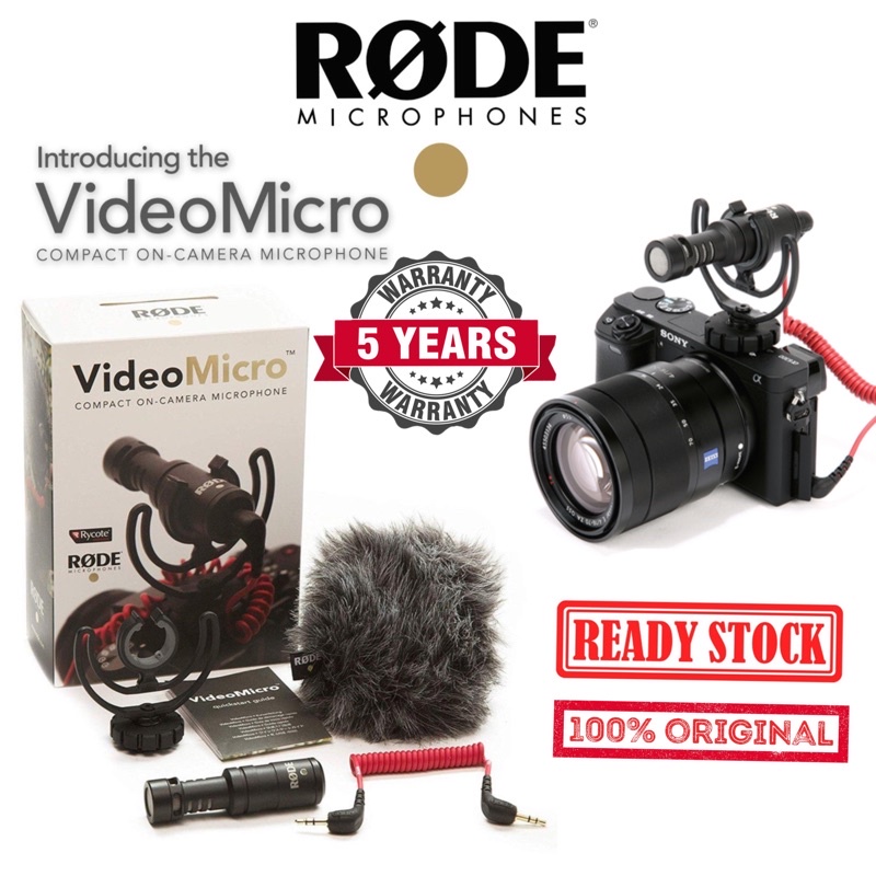 Rodemic rode video micro (guarantee new/original product) | Shopee Malaysia
