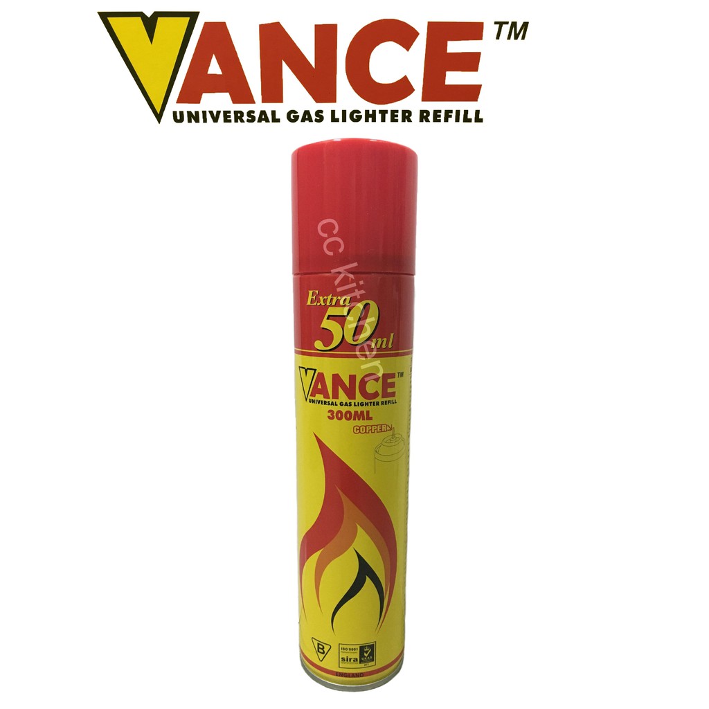 VANCE UNIVERSAL GAS LIGHTER REFILL 300ML + FREE 50ML / Yeepi Universal