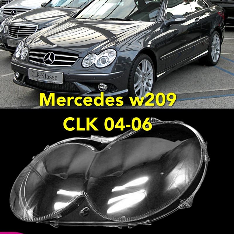 thumbnail image 2 of 1 Pair Front Headlight Gaskets For Mercedes Benz W209 CLK 2003-2009 - Left & Right 2 of 3