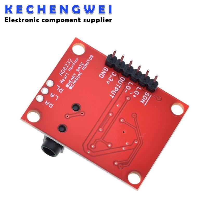 Ecg module AD8232 ecg measurement pulse heart ecg monitoring sensor ...