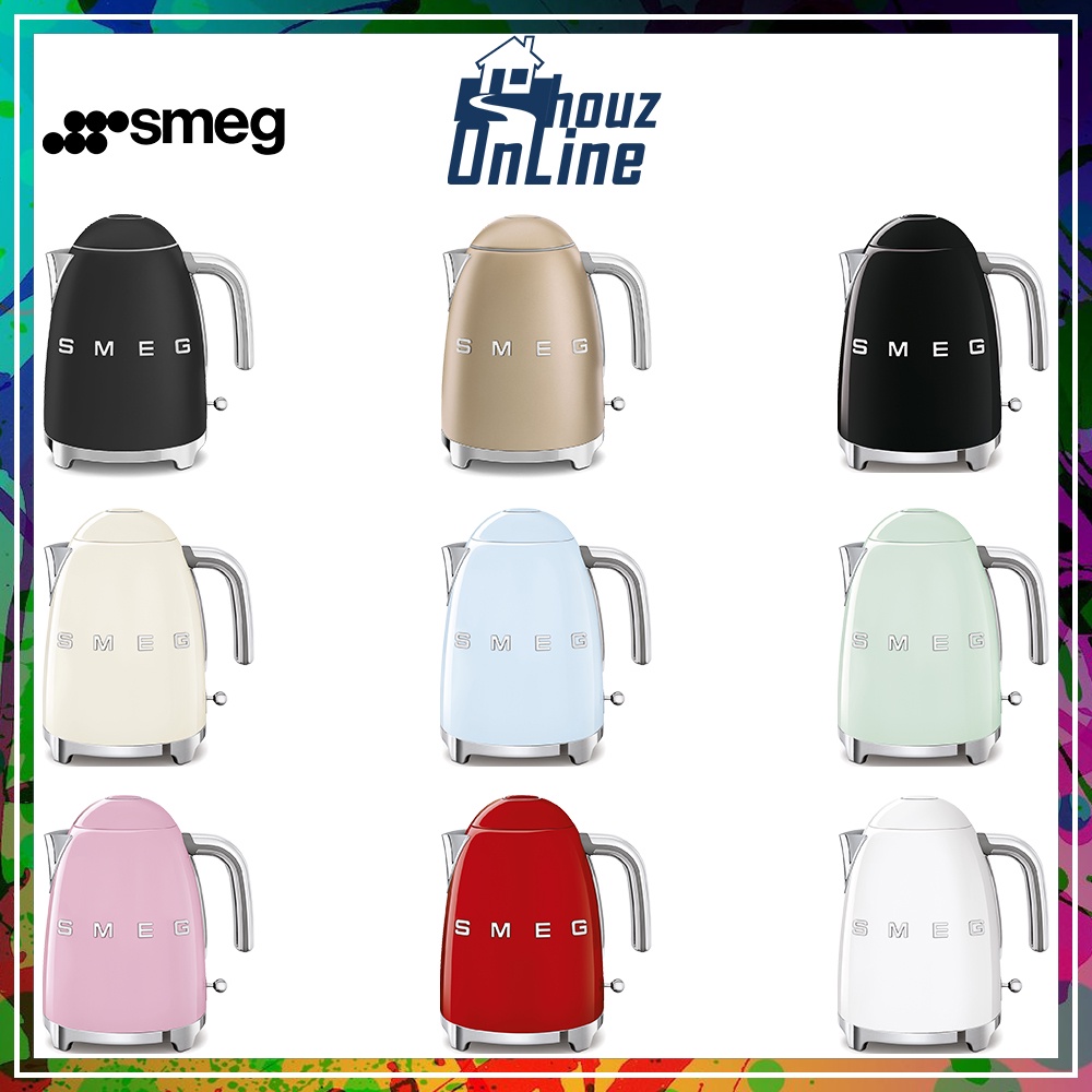 SMEG STAINLESS STEEL ELECTRIC JUG KETTLE KLF03 1.7L Shopee Malaysia