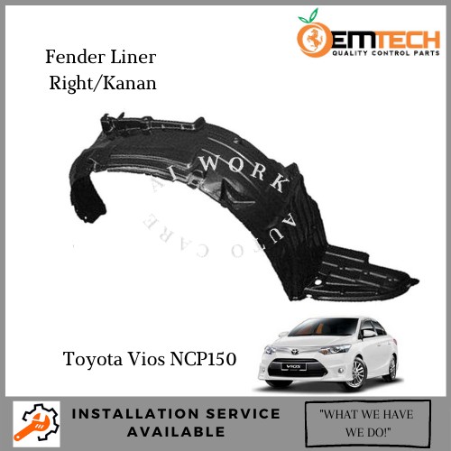 Evan-Fischer Pair Of Front Fenders For Toyota Avalon 2013-2018 - Primed Steel, Direct Fit