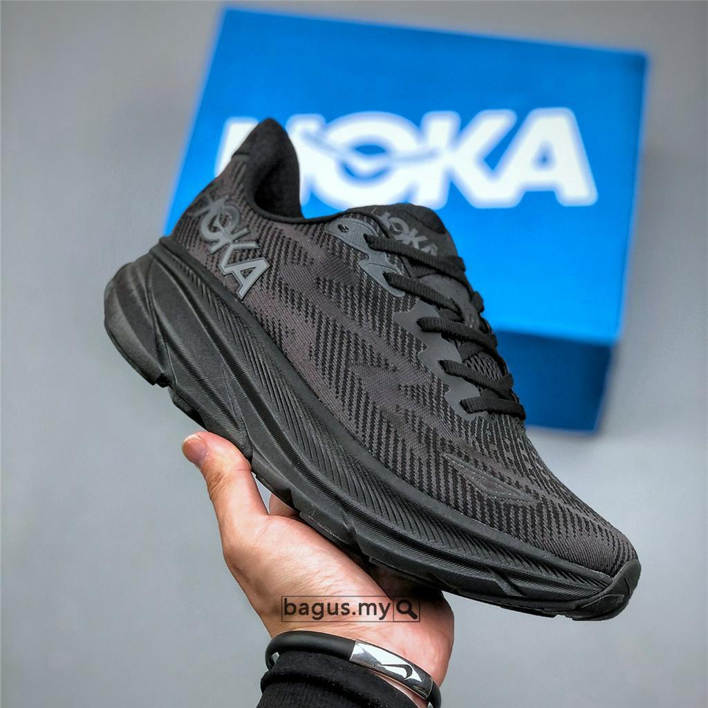 Hoka One One Speed Clifton 9 BBLK professional road running shoes wild run shoe Shopee Malaysia