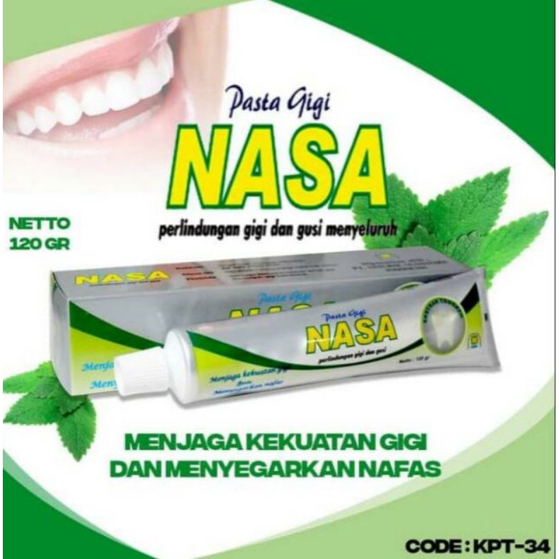 Nasa toothpaste 120 grams / nasa original / nasa original toothpaste ...