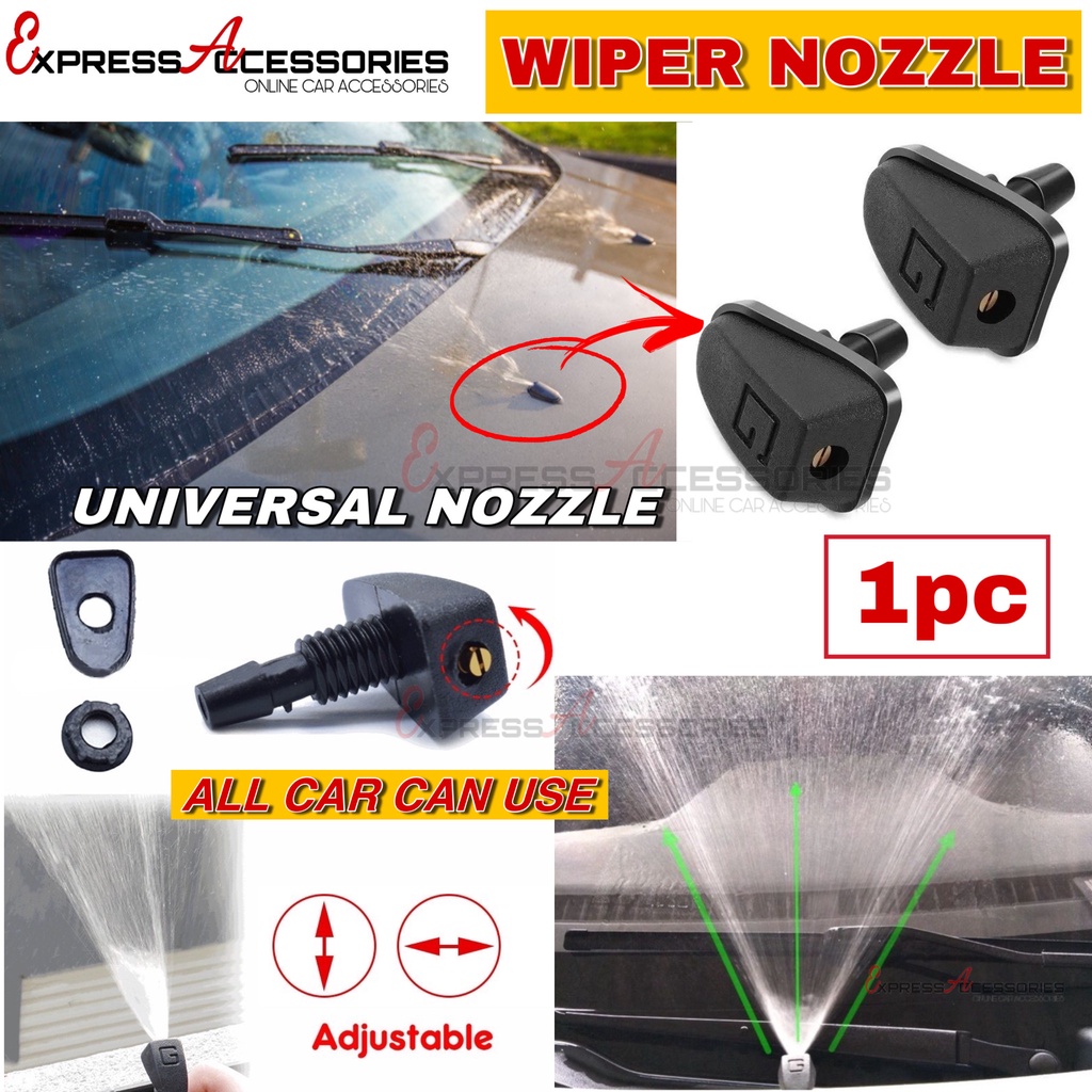 1pc Universal Sprinkler Wiper Windshield Universal Car Washer Nozzle ...