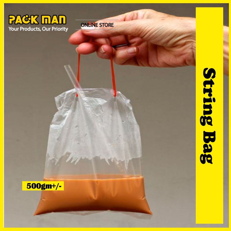 Plastic cheap string bag