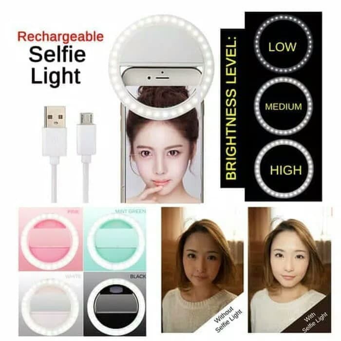 Selfie Lights / Selfie Lamps / Ring Selfie Lights Led Clip Boom ...