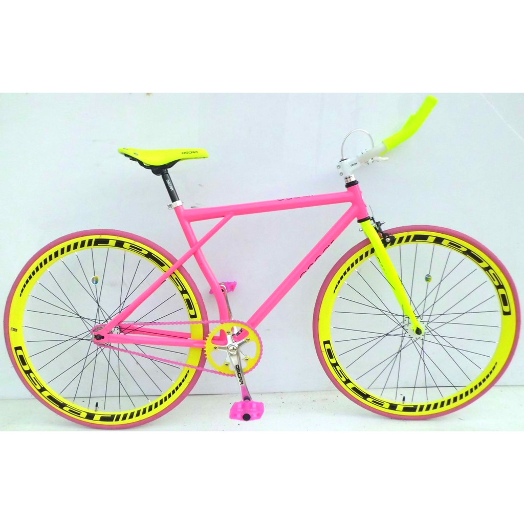 fixie bike pink