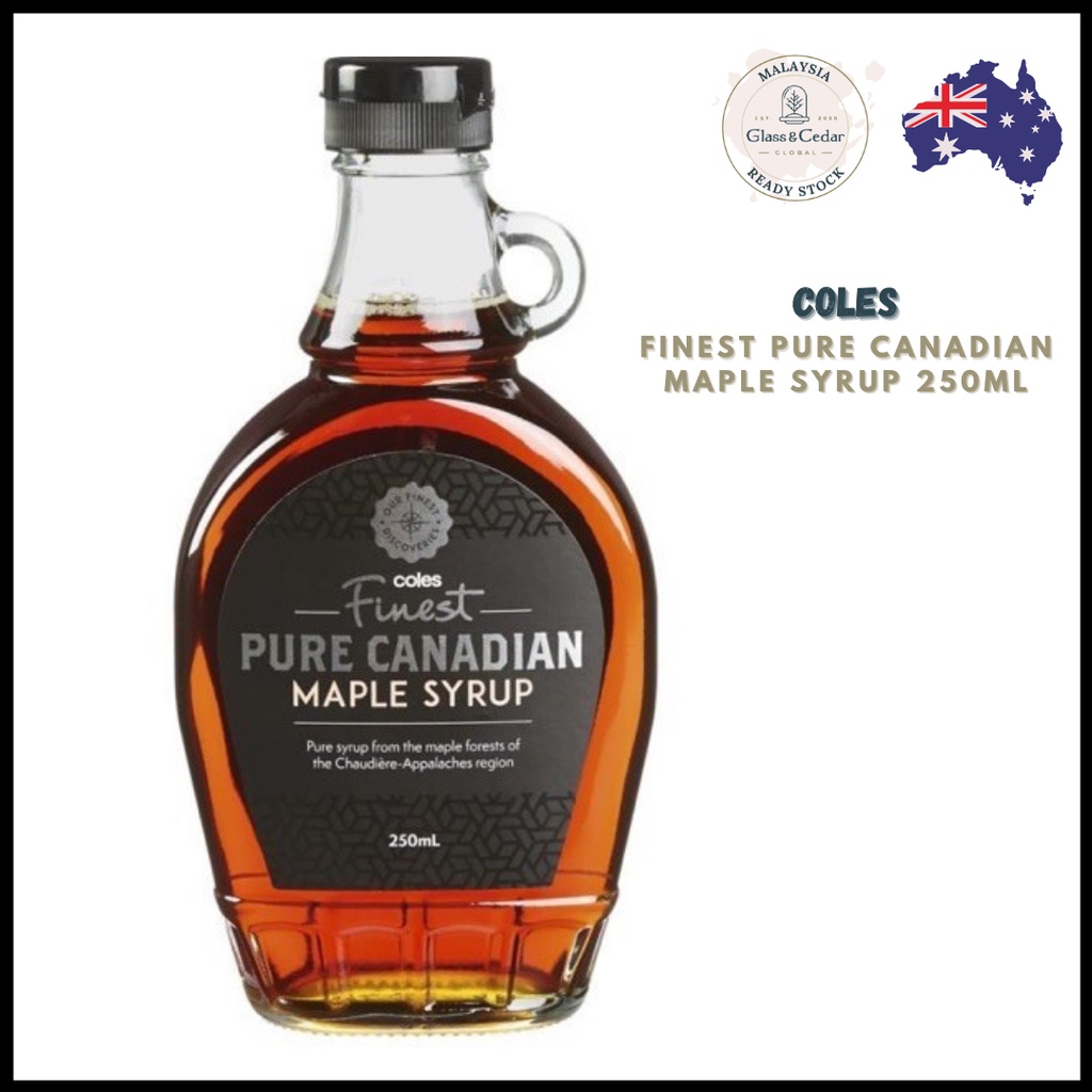 (IMPORTED 🇦🇺) COLES Finest Pure Canadian Maple Syrup 250ml [Made in