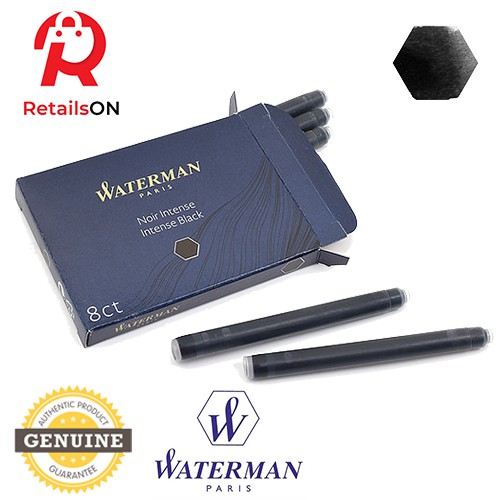 Waterman Ink Cartridge Intense Black / Fountain Pen Ink Cartridge [1