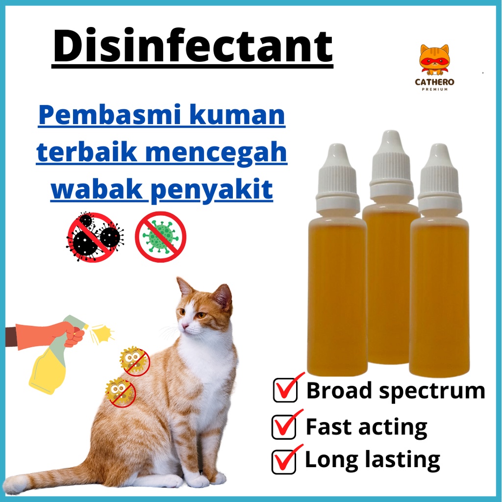 CATHERO Disinfectant Cat Cage Pembasmi Kuman Sangkar Kucing Pet