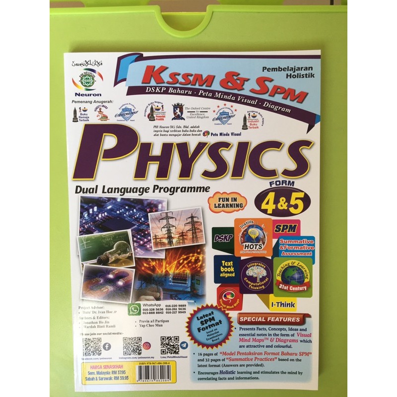 [New🔥] Buku Rujukan Kssm & Spm PHYSIC 4&5 | Shopee Malaysia