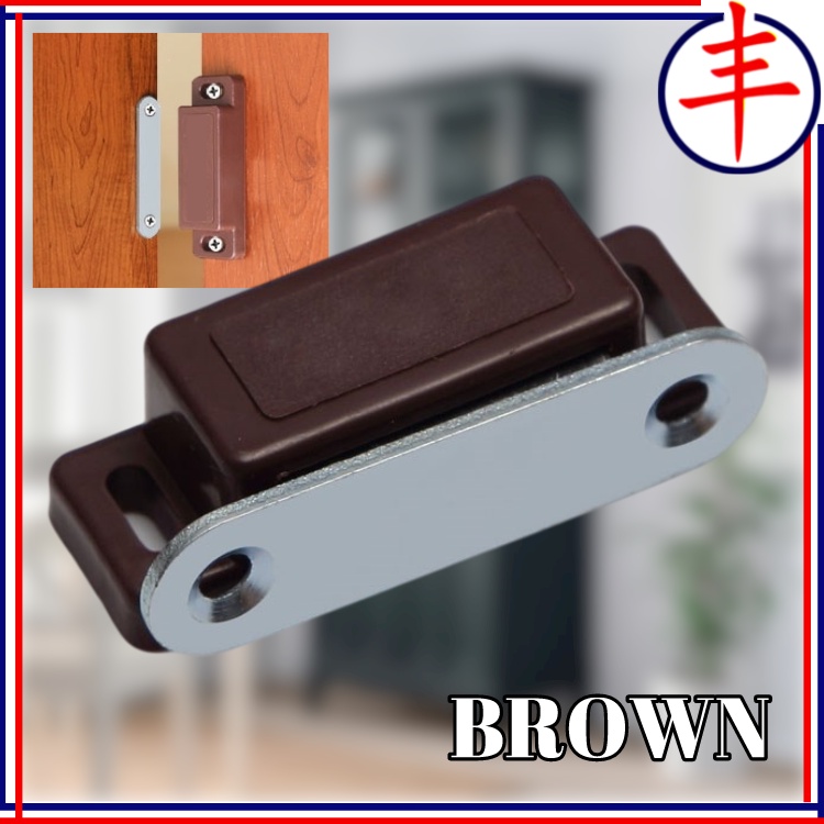 FY 3.5KG/5KG Magnet White / Brown Magnet Door Catch For Kitchen Cabinet ...