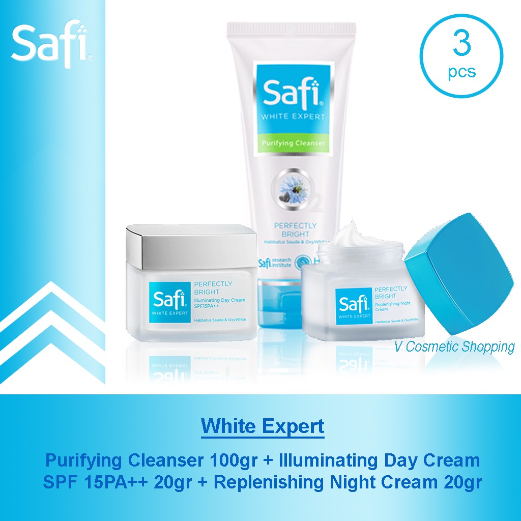 Safi White Expert Day and Night Essential Pack (Cleanser and Day&Night ...