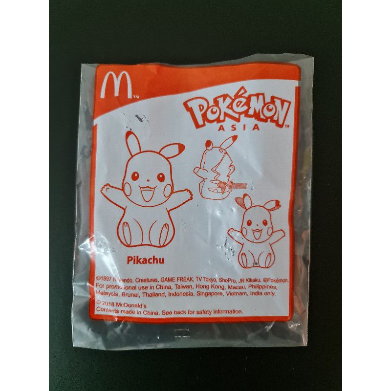 Happy Meal Toy Pokemon Pikachu Shopee Malaysia