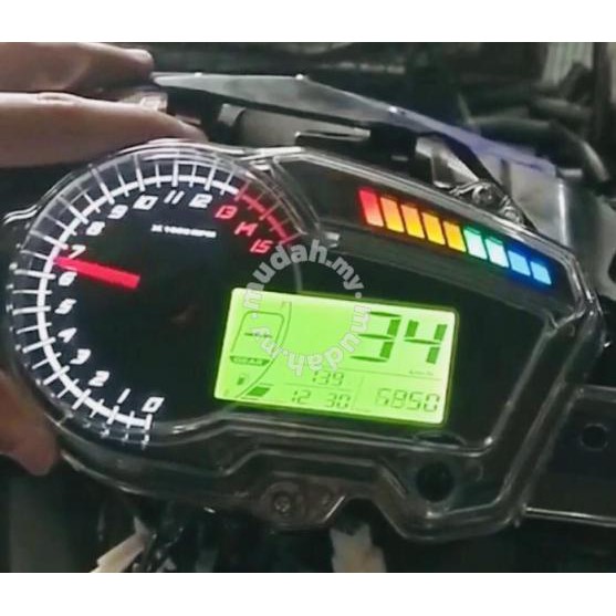 Y15ZR V1 METER DIGITAL(RZ RACING) INCLUDE MANUAL YAMAHA Y15 SPEEDOMETER ...