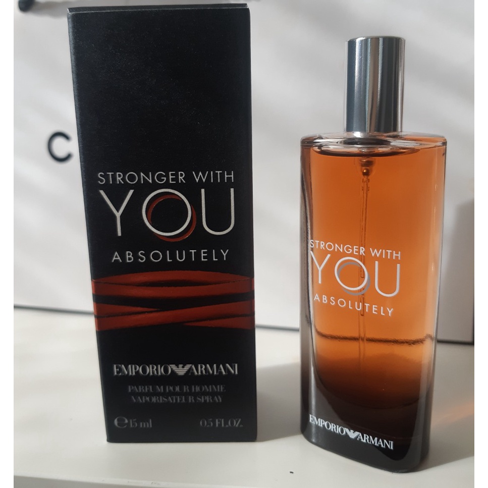 ORIGINAL Emporio Armani Stronger With You Absolutely 15ml Parfum Travel Spray Perfume Shopee